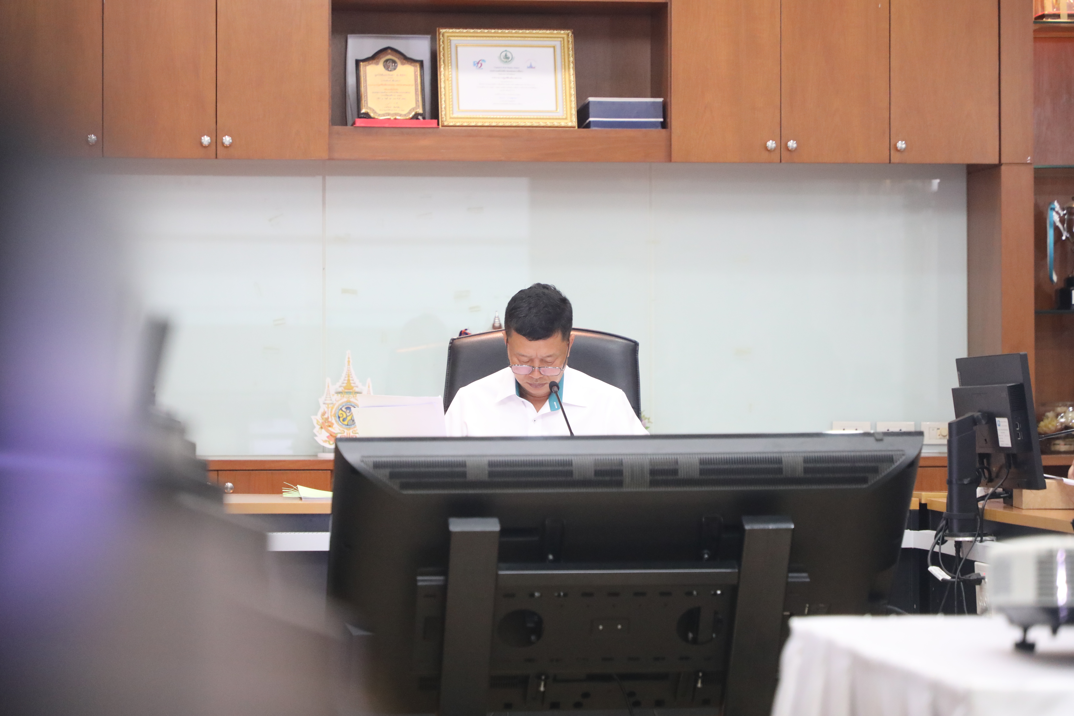 title - ส.ป.ก. ประชุมคณะกรรมการกลั่นกรองผลการประเมิน ผลการปฏิบัติราชการของข้าราชการพลเรือนสามัญ ในสังกัดสำนักงานการปฏิรูปที่ดินเพื่อเกษตรกรรม ครั้งที่ 1/2569